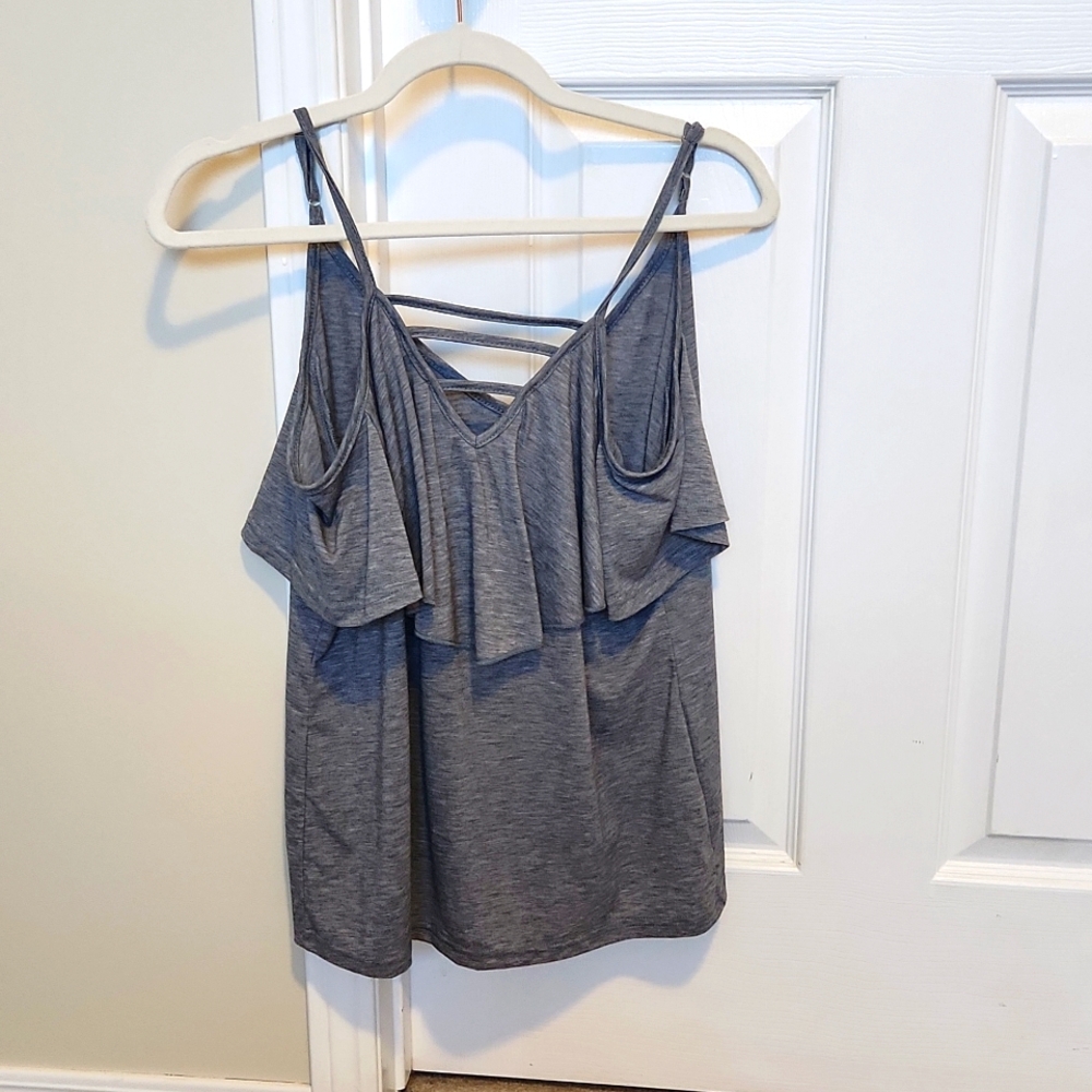 Shein Ruffled Front Off the Shoulder Top